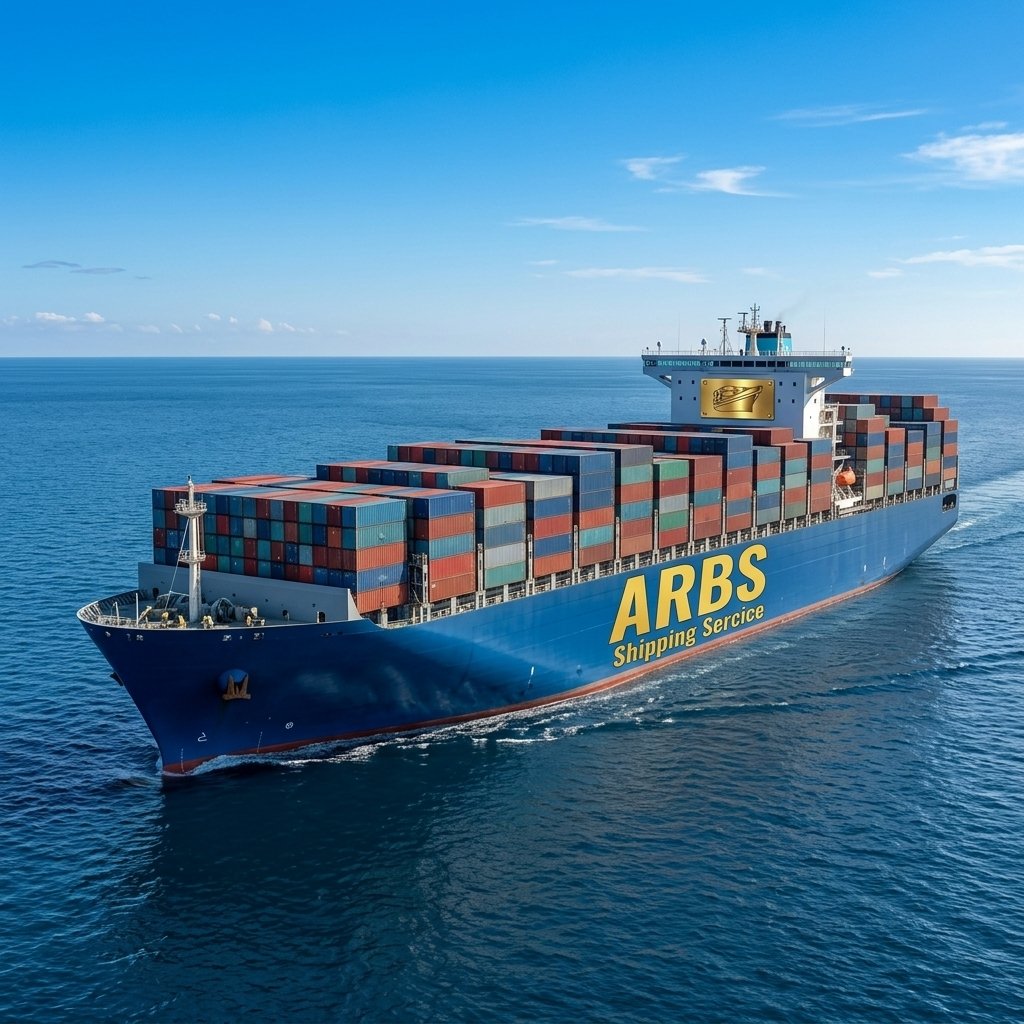 container ship sailing across ocean 202607241821