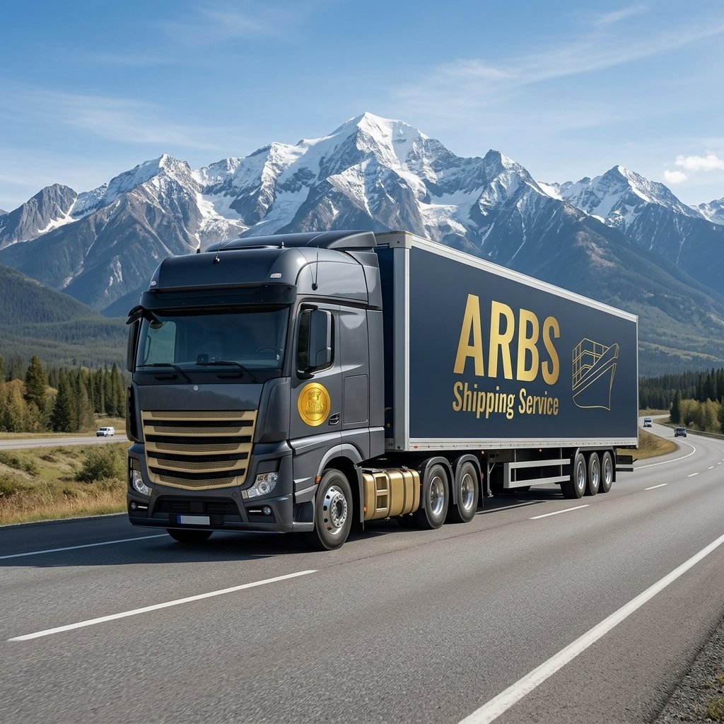 logistics truck delivering goods… 202607241758